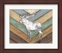 Framed Lodge Moose
