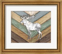 Framed Lodge Moose