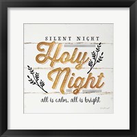 Framed Silent Night