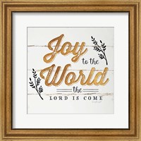 Framed 'Joy to the World' border=