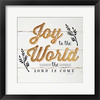 Framed Joy to the World