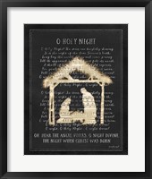 Framed O Holy Night I