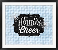 Framed Holiday Cheer - Blue