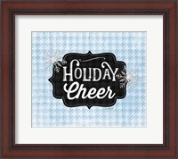 Framed Holiday Cheer - Blue