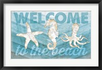 Framed Coastal Welcome