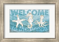 Framed Coastal Welcome