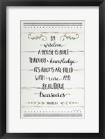 By Wisdom II Framed Print