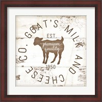 Framed Goat's Milk and Cheese Co. II