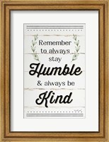 Framed Humble and Kind II