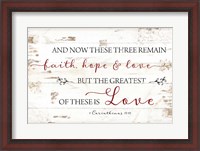 Framed 1 Corinthians 13:13