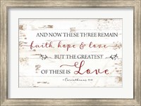 Framed 1 Corinthians 13:13