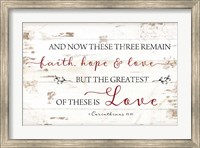 Framed 1 Corinthians 13:13