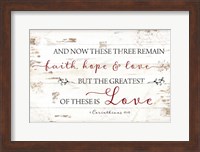 Framed 1 Corinthians 13:13