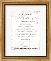 Framed Lord's Prayer