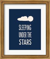 Framed Sleeping Under the Stars