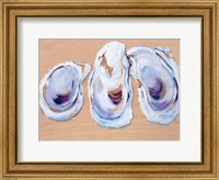 Framed Three Oysters