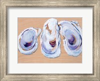 Framed Three Oysters