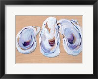 Framed Three Oysters