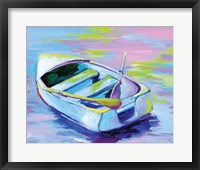 Framed Sunset Boat II