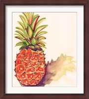 Framed Orange Pineapple