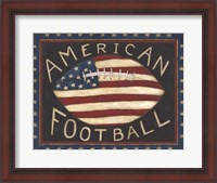 Framed American Football