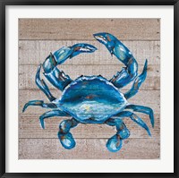 Framed Blue Crab