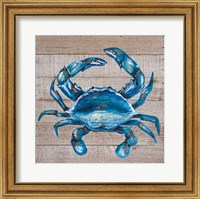 Framed Blue Crab