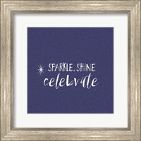 Framed Sparkle Shine Celebrate