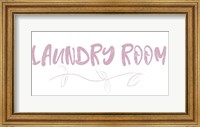 Framed Laundry Room Sketch
