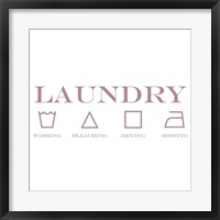Framed Laundry Codes II