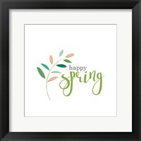 Framed Happy Spring