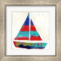 Framed Sailboat Stripe
