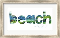Framed Beach Sign II