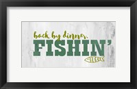 Framed Fishing Dinner