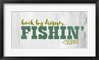 Framed Fishing Dinner