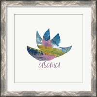 Framed 'Asana Lotus' border=