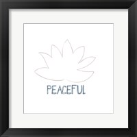 Peaceful Framed Print