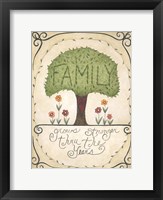 Framed Family Tree