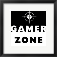 Framed 'Gamer Zone' border=