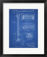 Framed Guitar & Combined Bridge & Tailpiece Therefor Patent - Blueprint