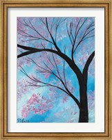 Framed Cherry Blossoms Tree