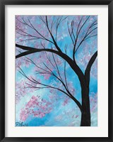 Framed Cherry Blossoms Tree