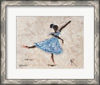 Framed Dancer in Blue