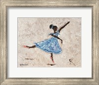 Framed Dancer in Blue
