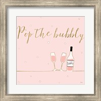 Framed Underlined Bubbly VII Pink