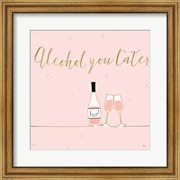 Framed Underlined Bubbly VIII Pink