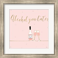 Framed Underlined Bubbly VIII Pink