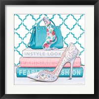 Framed 'Fearless Fashion III' border=