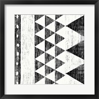 Patterns of the Savanna I BW Framed Print