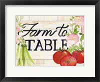 Life on the Farm Sign III Framed Print